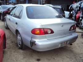 2001 TOYOTA COROLLA CE, 1.8L AUTO 3SPD, COLOR SILVER, STK Z15885